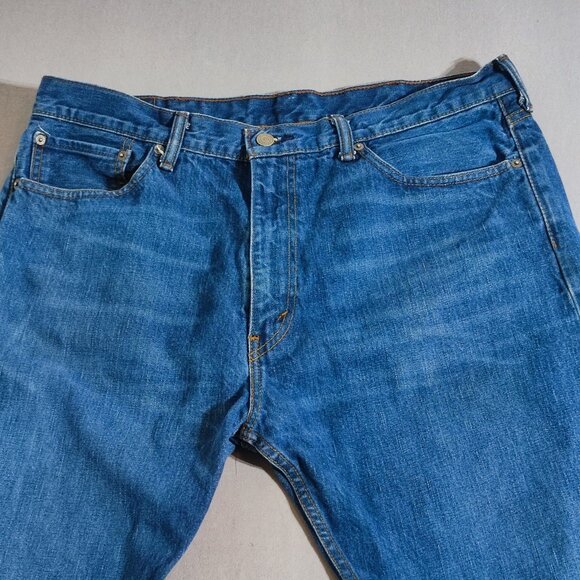 Levi's 505™ Jeans Regular Fit Men's size W38L34 denim blue straight leg classic - Picture 2 of 14
